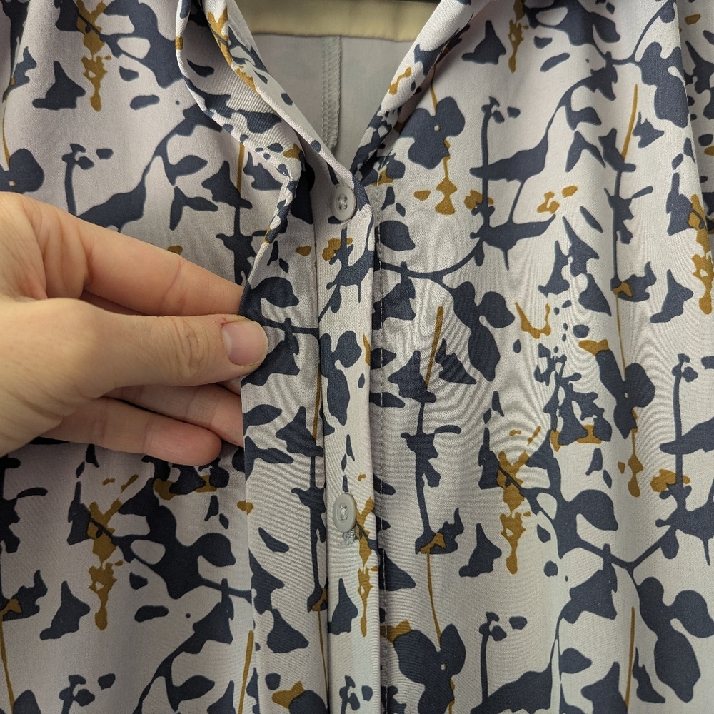 REI Sun Up Shirt Dress Floral Midi Size M - Picture 5 of 10